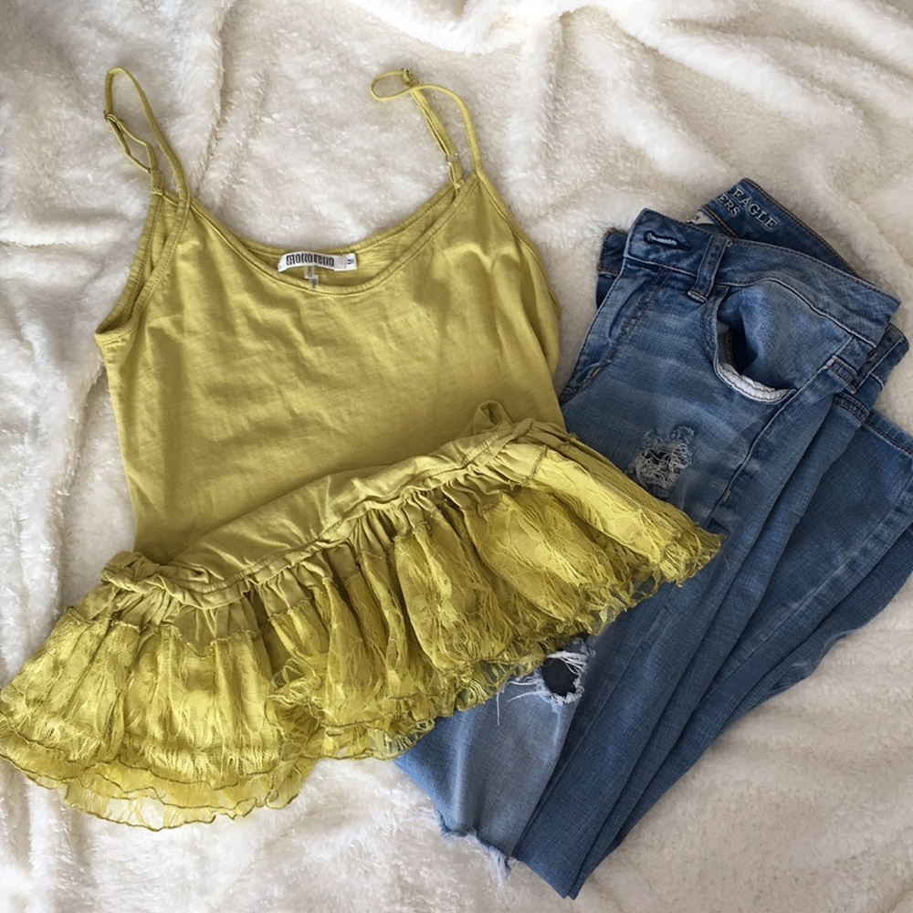Ruffle Tunic Tank